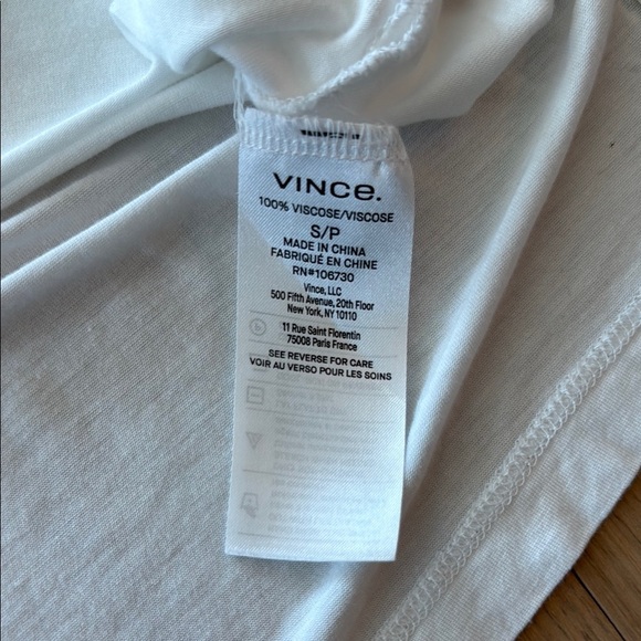 Vince | White | Short Sleeve Tee | S - Picture 6 of 7